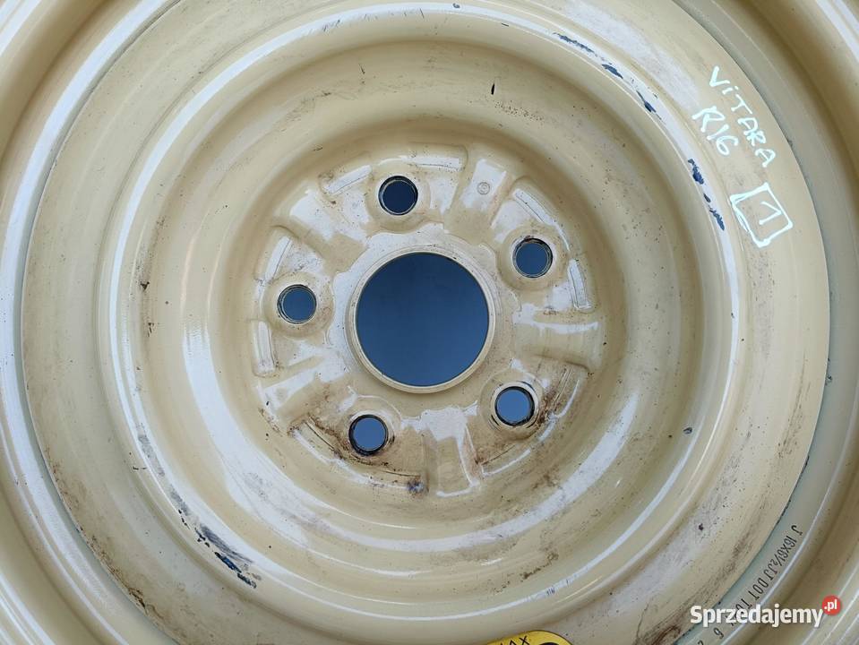Suzuki Grand Vitara II KOŁO ZAPASOWE Zapas 22570 Średnica 16" Samochodowe lubelskie Chełm