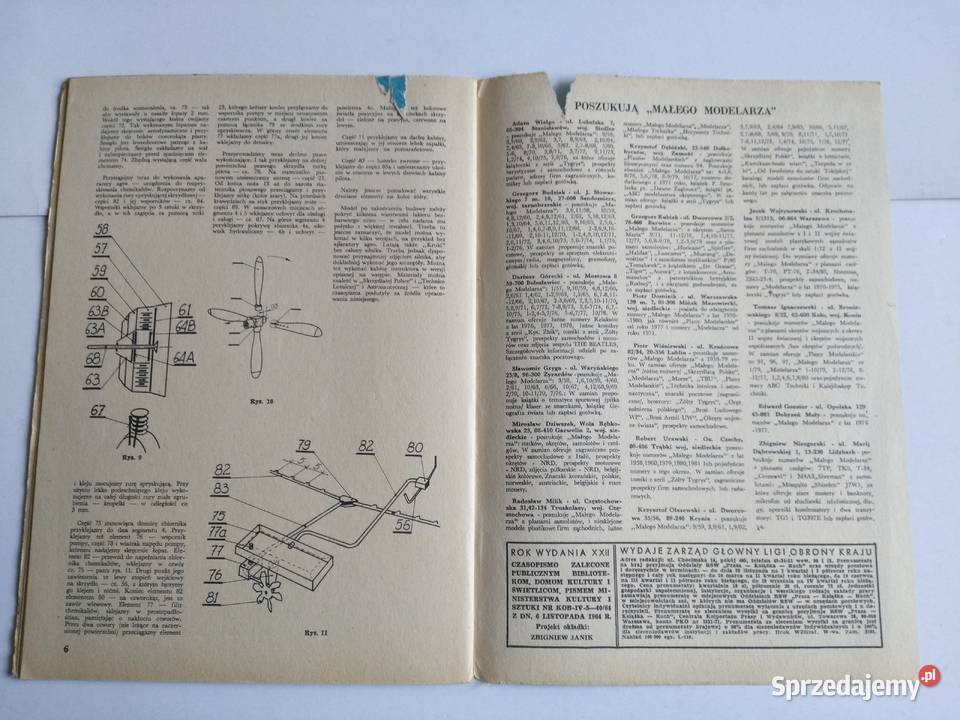 Mały Modelarz 101981 Samolot rolniczy PZL 106A