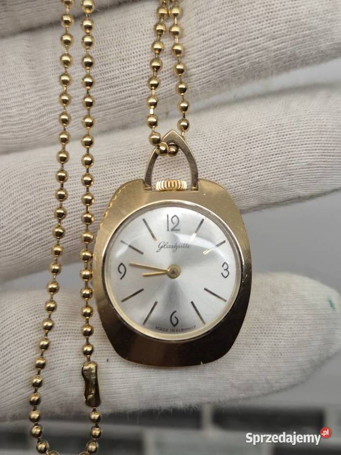 Rzadki zegarek naszyjnik Glashutte sprzedam