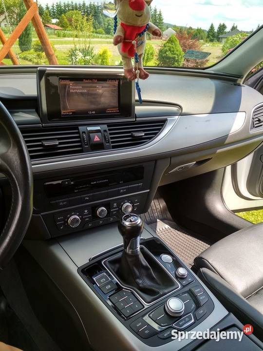Audi A6 C7 4G Avant 20 TDI 177 2013 biały kolor podgrzewane fotele Zmiennica