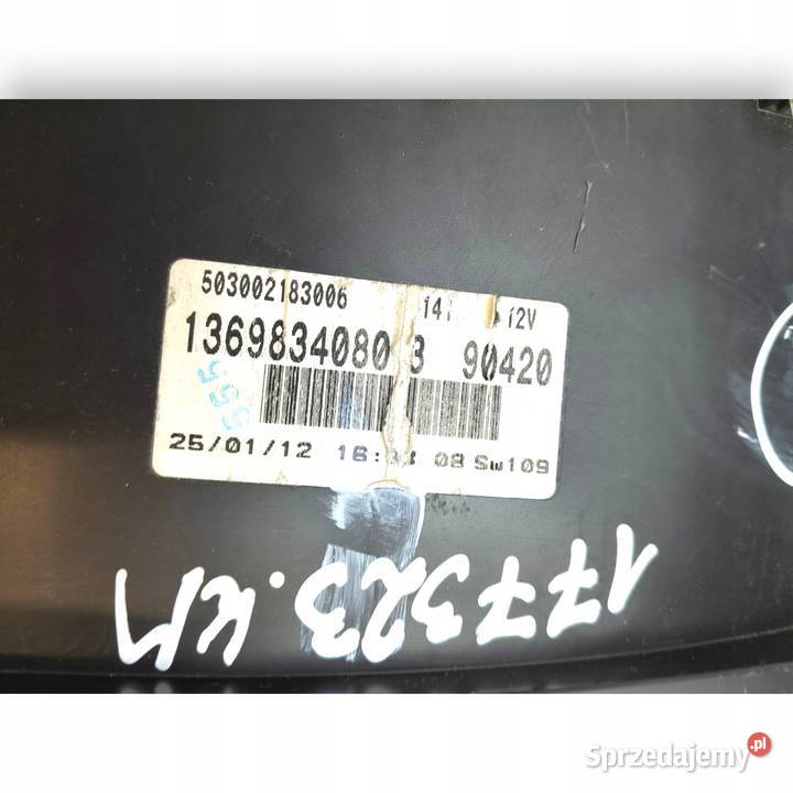LICZNIK ZEGARY 1369834080 Fiat Fiorino III Nemo Chełm sprzedam