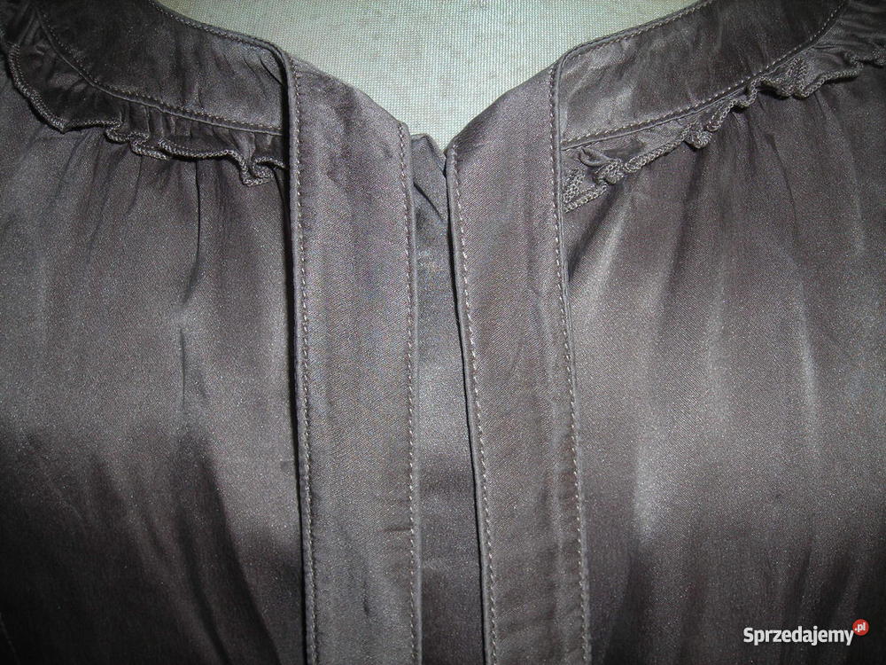 PER UNA BEŻOWA BLUZECZKA Z JEDWABIU r 40 Rozmiar 40(L) Moda i Styl Piła