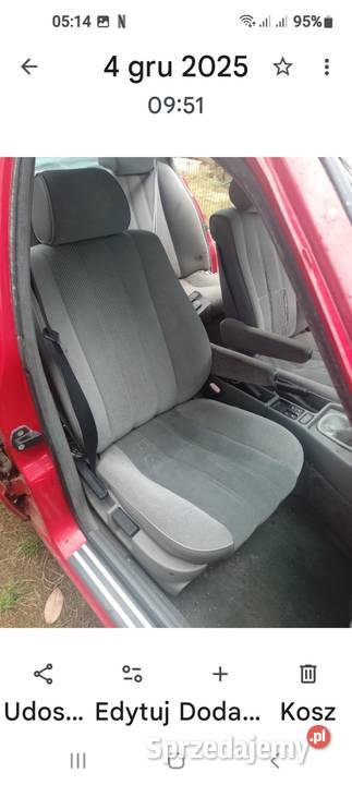 BMW e34FOTEL pasazera pomorskie Jastrzębia Góra