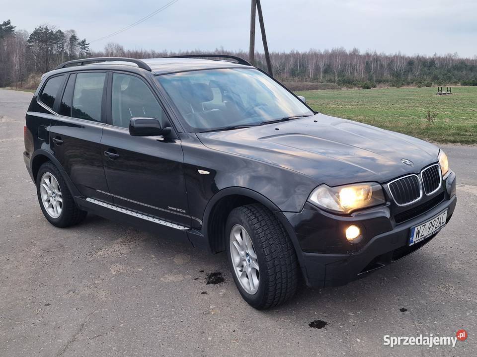 BMW X3 20d xDrive 2008r PDC Skóra Automat automatyczna Łódź sprzedam