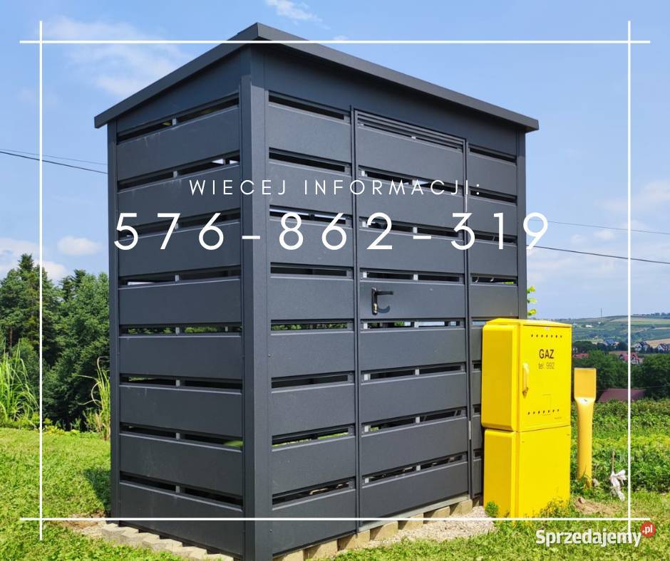 Domek narzędziowy wiata śmietnikowa
