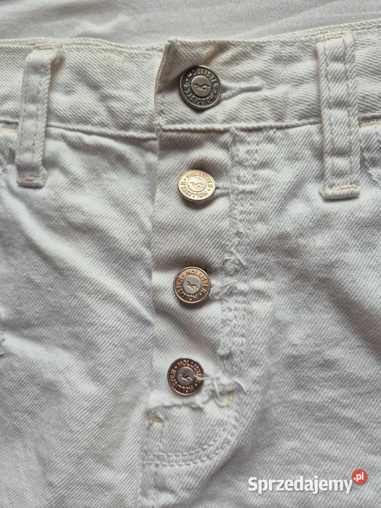 Krótkie spodenki białe Hollister