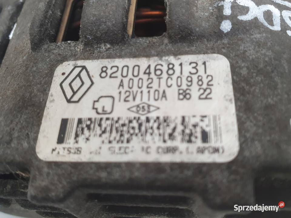 ALTERNATOR Renault Scenic II 15 DCI 110A Chełm
