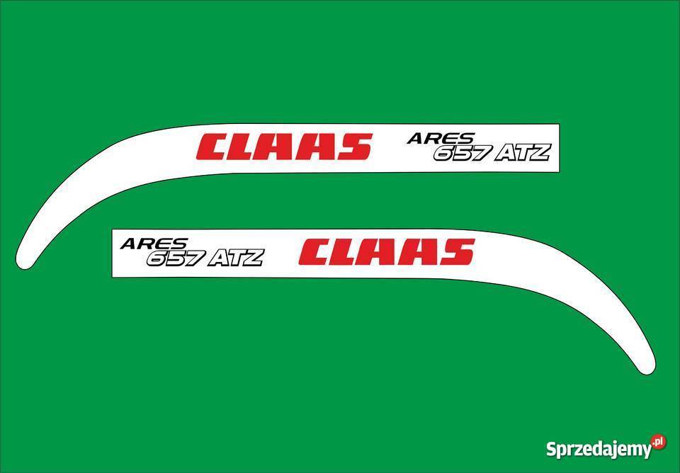 naklejki claas ares 657 atz kujawsko-pomorskie Jeżewo