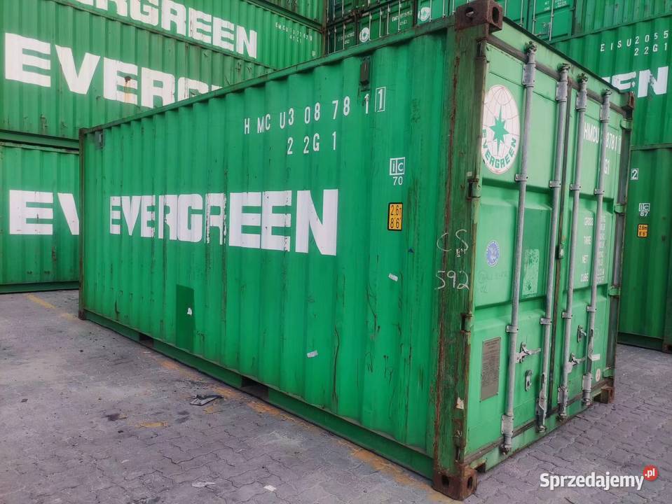 Kontener morski magazynowy 20DV 6 metrowy Ciechanów