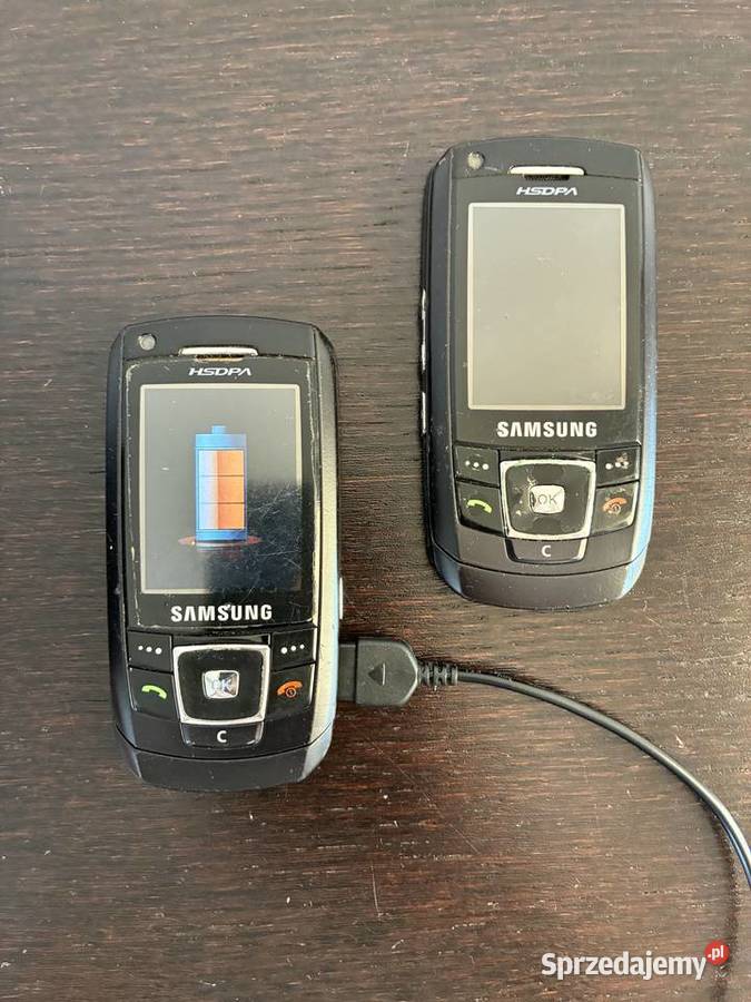 2 telefony Samsung SGH Z720 używane 1 ładowarka Elbląg sprzedam