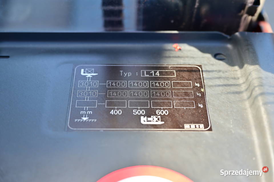 Paleciak elektryczny Linde L14 301 1400 Duplex śląskie Częstochowa
