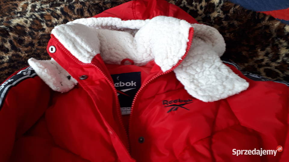 Kurtka zimowa Reebok 140 152 zachodniopomorskie Koszalin sprzedam