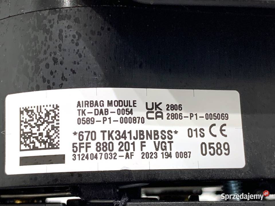 PODUSZKA POWIETRZNA KIEROWCY CUPRA ATECA podkarpackie