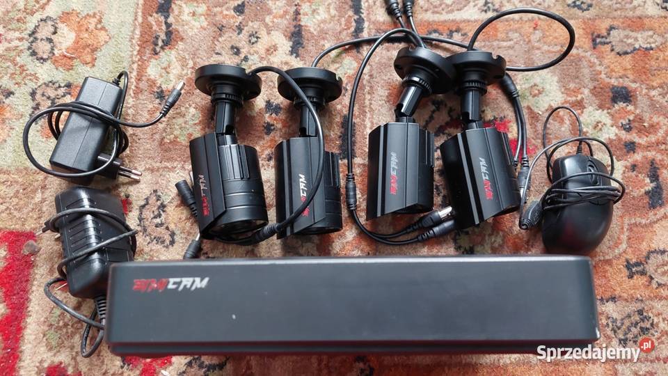 monitoring 4CH AHD DVR 4 kamery 50MP HD dysk 1tb Rydułtowy