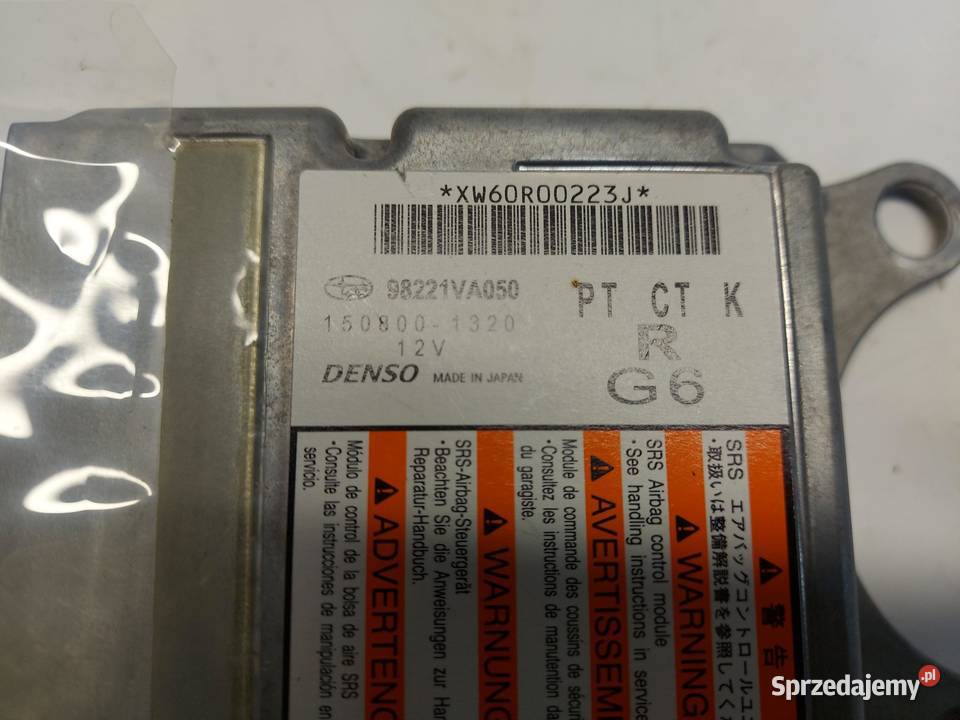 Subaru WRX STI 2015r moduł sterownik airbag