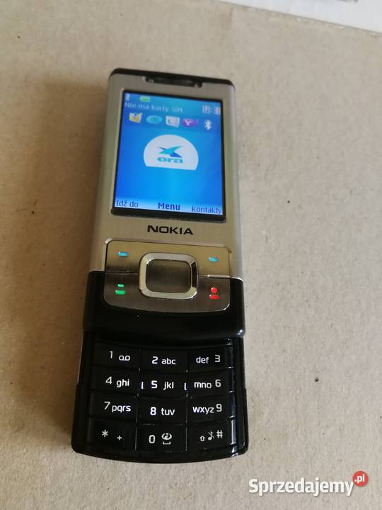 Nokia 6500s1 Slide Stan Zestaw z Ładowarką zachodniopomorskie Szczecin sprzedam