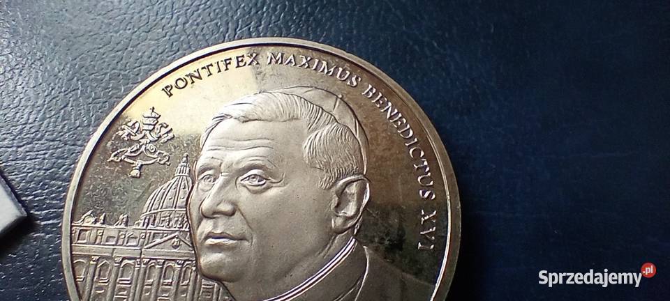 Stare monety Medal 1 dolar 2005 Benedykt XVI podkarpackie Lesko