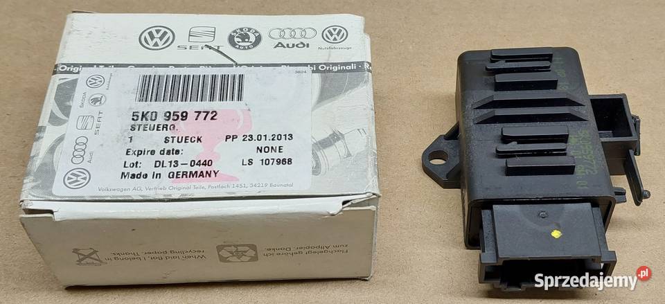 MODUŁ GRZANIA FOTELI VW 5K0959772 NOWY ORYGINAŁ osobowe