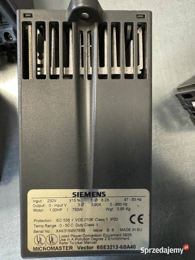 Falownik Siemens MICROMASTER 075KW 6SE92136CA40