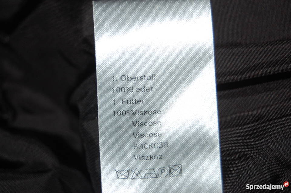 Kurtka męska skórzana szwedka Rozmiar L Stężyca