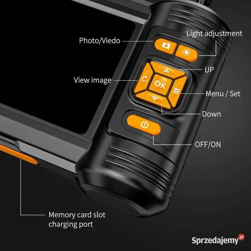 Endoskop z 3 kamerami 2 metry 8mm z wodoodporną Endoskopy i wideoskopy Wrocław sprzedam