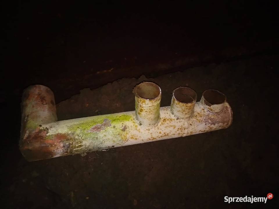 Rozdzielacz Rura stalowa fi 114mm 114 na 76mm 76 Rury i kształtki Instalacje Łódź