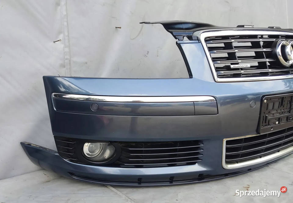 AUDI A8 D3 ZDERZAK PRZEDNI GRILL ATRAPA HALOGENY osobowe mazowieckie sprzedam