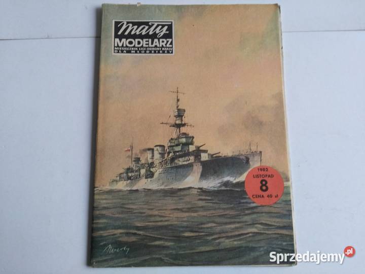 Mały Modelarz 81982 Krążownik ORP Conrad Dąbrowa Górnicza