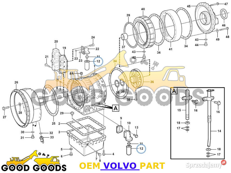 VOLVO FILTR SKRZYNI BIEGÓW 11448509 OEM