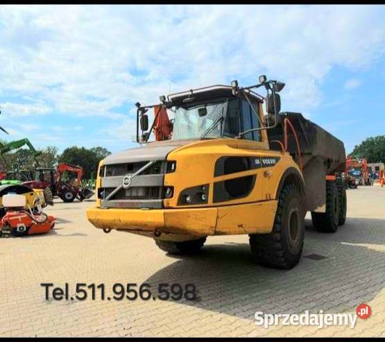 Wozidlo Volvo A25 G kolebowa wywrotka 6x6 mazowieckie Warszawa