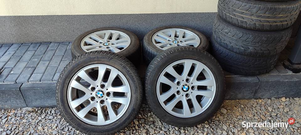 Komplet Kół BMW E90 Rozmiar 20555 16 Alufelgi sprzedam