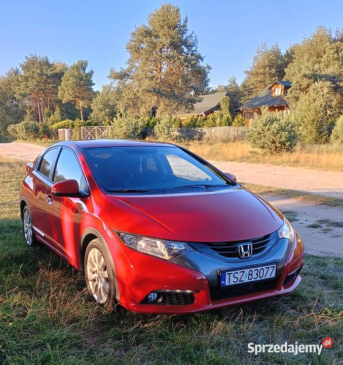 Honda Civic IX 22 Diesel 150 1 rej 2014 Niski nieuszkodzony Korytnica