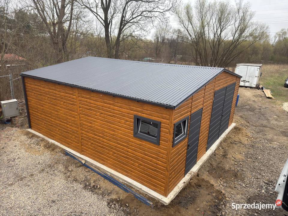 Garaż Blaszany 8x7 wyższy 250 hala wiata mazowieckie Mława