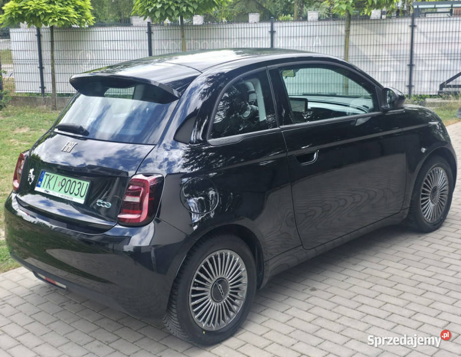 Fiat 500e Elektryk 42 kwh Serwisowany Gwarancja świętokrzyskie Piekoszów sprzedam