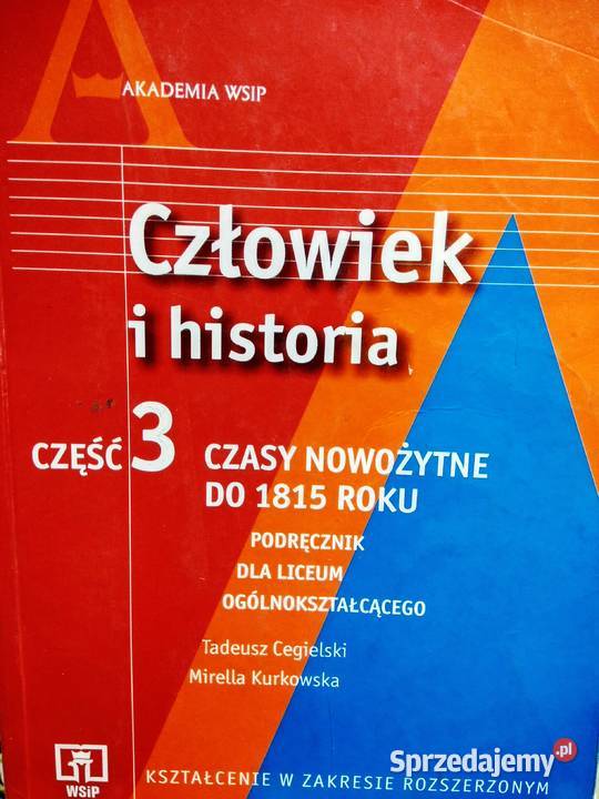 Człowiek i historia 3 matura antykwariat szkolny Warszawa