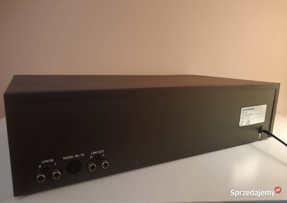 Telefunken RC 100cassette deckUSZKODZONY czytaj śląskie Piasek