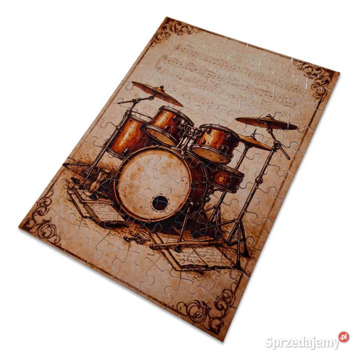 Puzzle Wilk Neon 88 elementów A4 Energetyczny Dębna