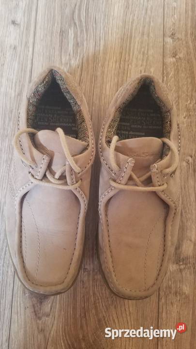 Buty BEN SHERMAN 4041 255 Skóra półbuty skórzane
