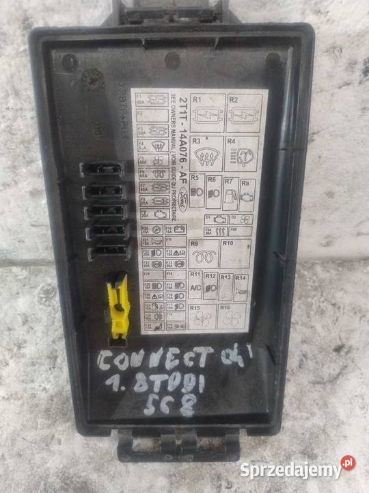 POKRYWA SKRZYNKI BEZPIECZNIKÓW FORD CONNECT 18