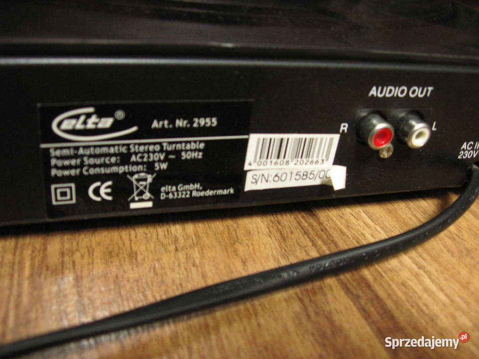 ELTA Gramofon z nowym paskiem i igłąpółautomat 3 Świebodzice sprzedam
