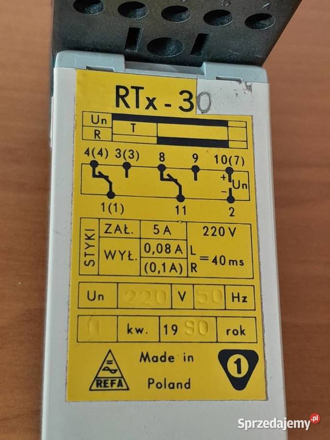 Przekaźnik czasowy RTx 30 polskiej produkcji dolnośląskie Polkowice sprzedam