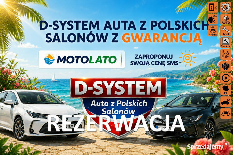 Toyota Corolla 23r Salon Polska 18 HYBRID 1wł centralny zamek podlaskie Białystok