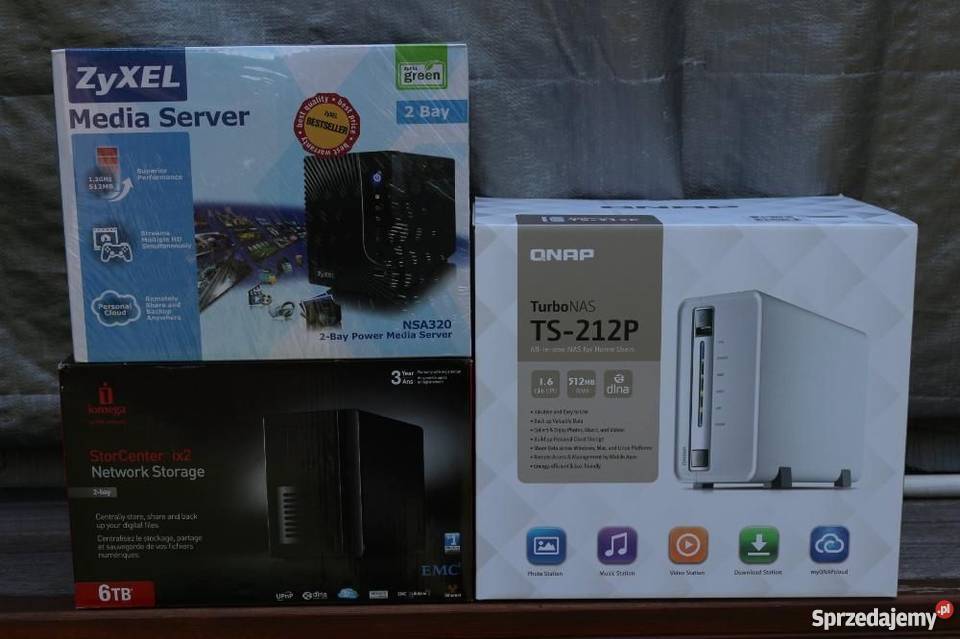 2 zatokowy serwer NAS Iomega StorCenter ix2 QNAP USB Napędy Elektronika Warszawa