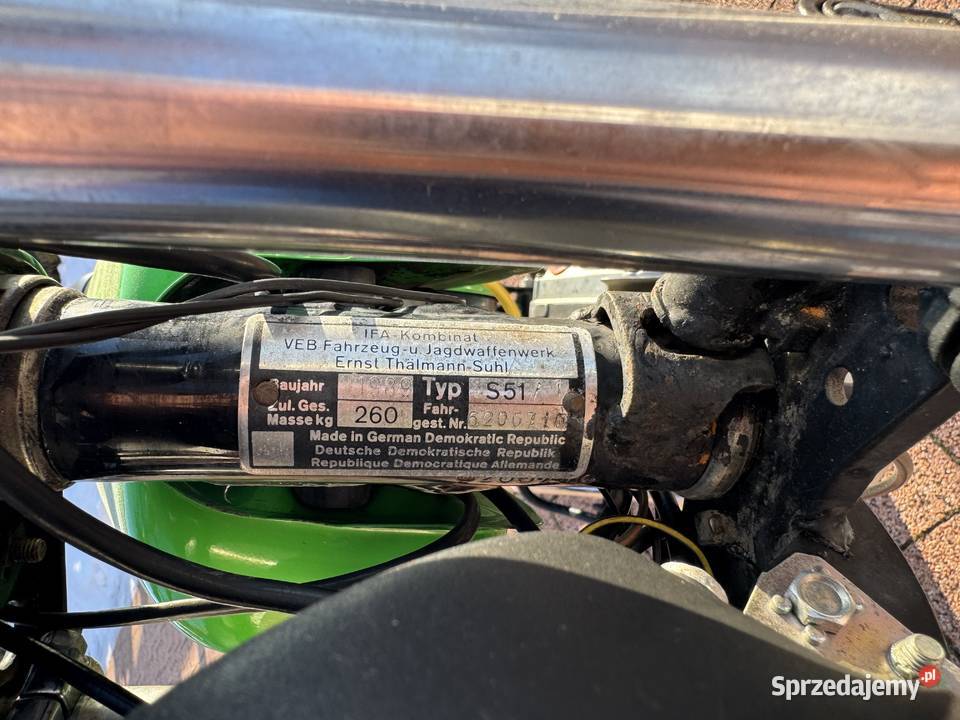 Simson S51 1989 r 12V 4 biegi M5411
