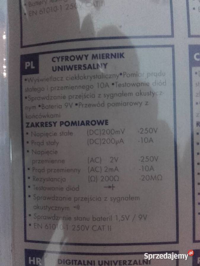 MULTIMETR miernik duwi Art 0507980555 Będzin