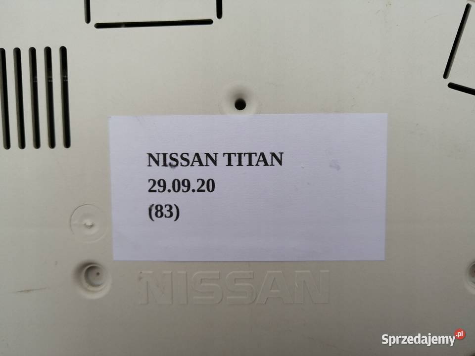 LICZNIK ZEGARY NISSAN TITAN ARMADA Wyposażenie wnętrza wielkopolskie