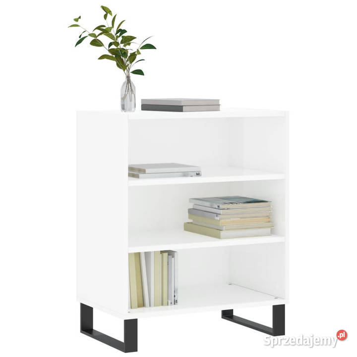 Szafka biała połysk 57x35x70 materiał
