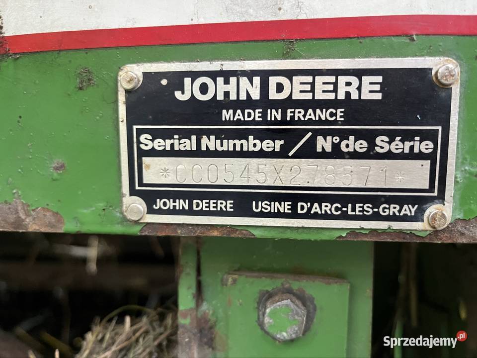 Prasa John Deere 545 Kostkujące Nasielsk