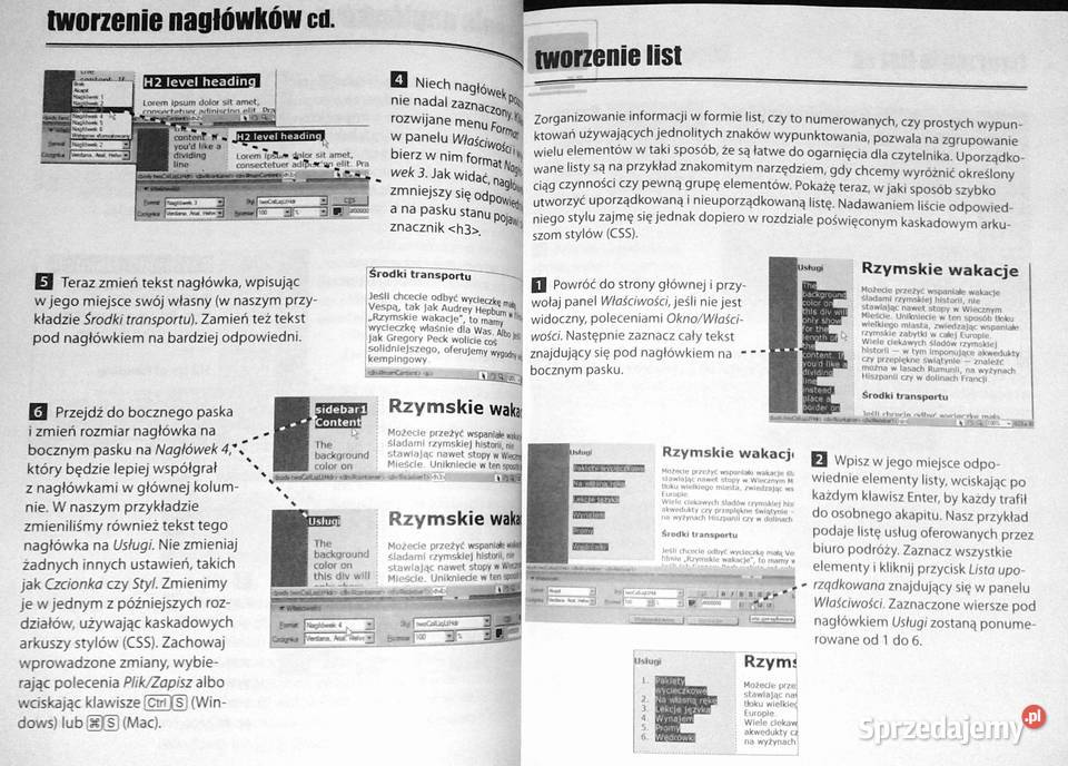 Dreamweaver CS3 Tworzenie stron internetowych Chełm sprzedam