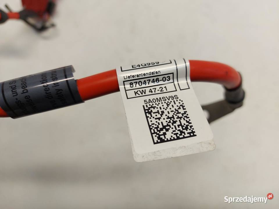 BMW G21 G20 Kombi 330e klema przewód kabel